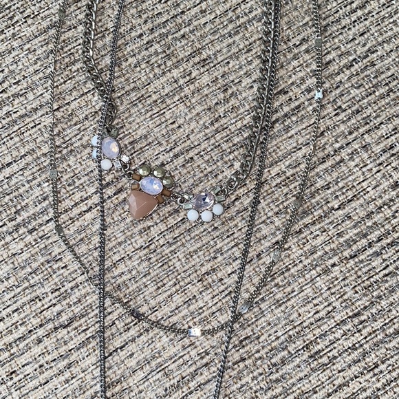 Loft Layered Gemstone Necklace - Picture 4 of 5